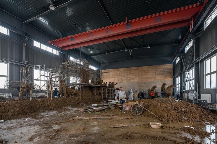 匠心雕琢，筑夢園林——曲陽縣中尚園林雕塑工程建筑勞務分包廠區實景探訪